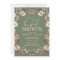 Elegant Script Sage Green Wildflower Bridal Shower