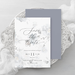 Elegant Script Save the Date Card