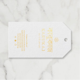 Elegant script thank you blush pink gift card tags