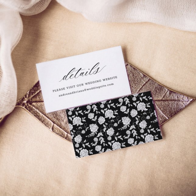 Elegant Script Wedding Enclosure Card (Creator Uploaded)