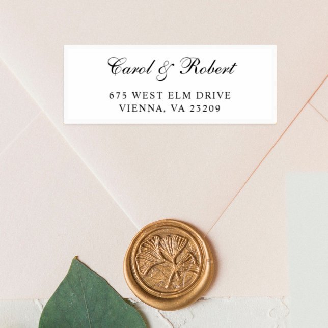 Elegant Script Wedding Guest Address (Creator Uploaded)