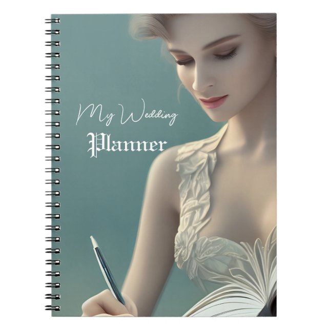 Elegant Script Wedding Journal  (Front)