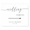Elegant Script Wedding Parking Sign