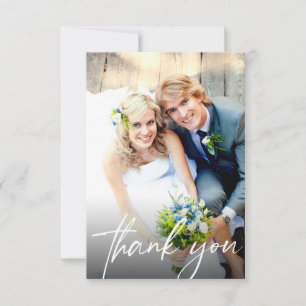 Elegant Script Wedding Photo Template budget