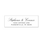 Elegant Script Wedding Return Address