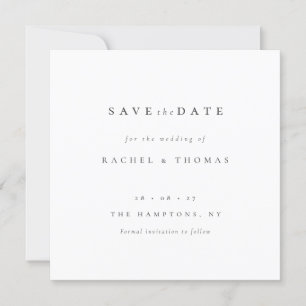 Elegant Script` Wedding Save the Date