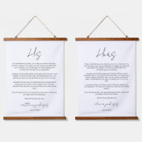 Elegant Script Wedding Vows Anniversary