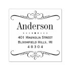 Elegant Scroll Frame Return Address