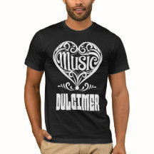 Elegant Scrolled Heart for Dulcimer Lovers