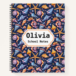 Elegant Sea  Back to School Notebook