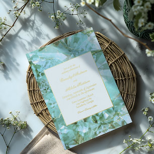 Elegant Sea Glass Gemstone Wedding