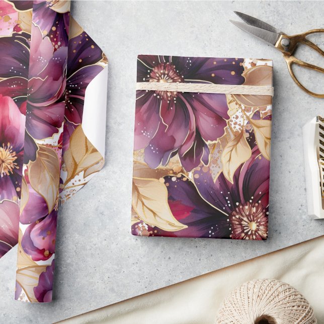 Elegant Seamless Floral Wrapping Paper (Creator Uploaded)