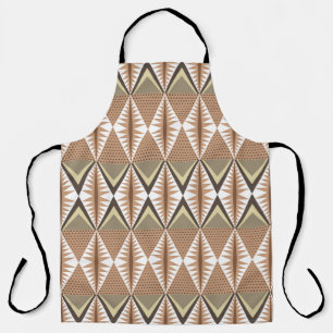 Elegant seamless pattern with ethnic motifs. Folk Apron