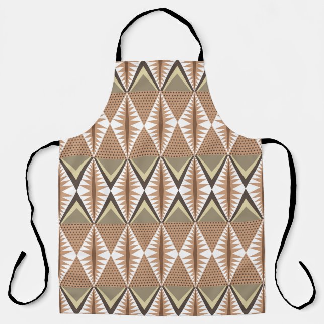 Elegant seamless pattern with ethnic motifs. Folk  Apron (Front)