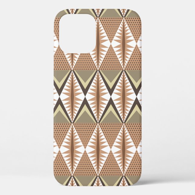 Elegant seamless pattern with ethnic motifs. Folk  Case-Mate iPhone Case (Back)