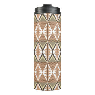 Elegant seamless pattern with ethnic motifs. Folk Thermal Tumbler