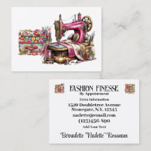 Elegant Seamstress Sewing Tailor