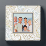 Elegant Seashell Beach Marine Personalised Photo Plaque<br><div class="desc">This elegant design features your favourite photo surrounded by a frame of seashells and coral #home #decor #homedecor #nautical #marine #seashells #coral #interiors #homeinteriors #design #designer #plaques #signs #family #gift #gifts #personalizedgifts #photogifts #beachhouse #houseboat #sailing #sailboat #yacht #love #nauticaldecor</div>