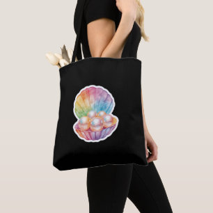 Elegant Seashell Tote Bag Stylish Beach Gift women