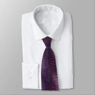 Elegant Secret Santa Gifts Crocodile Skin Tie