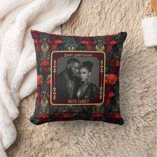 Elegant Sentimental 25Th Anniversary Throw Pillow 