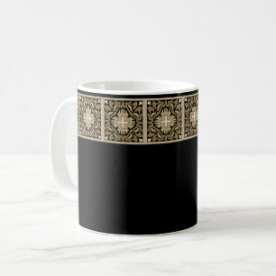 Elegant Sepia Spanish Tile Coffee Mug