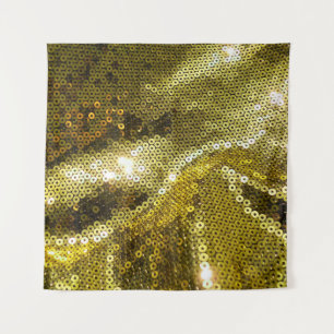Elegant sequined sparkling textile close up. More Tapestry