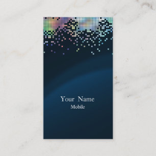 Elegant Sequins Hologram Business Card