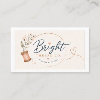 Elegant Sewing Business Card