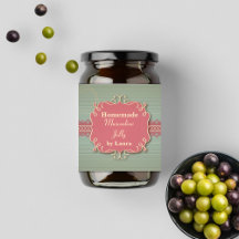 Elegant Shabby Chic Country Food Label