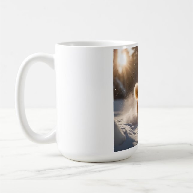 Elegant Shiba Inu Coffee Mug (Left)