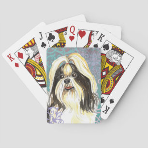 Elegant Shih Tzu Playing Cards