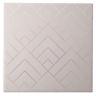 Elegant Shiny Geometric Pattern Ceramic Tile