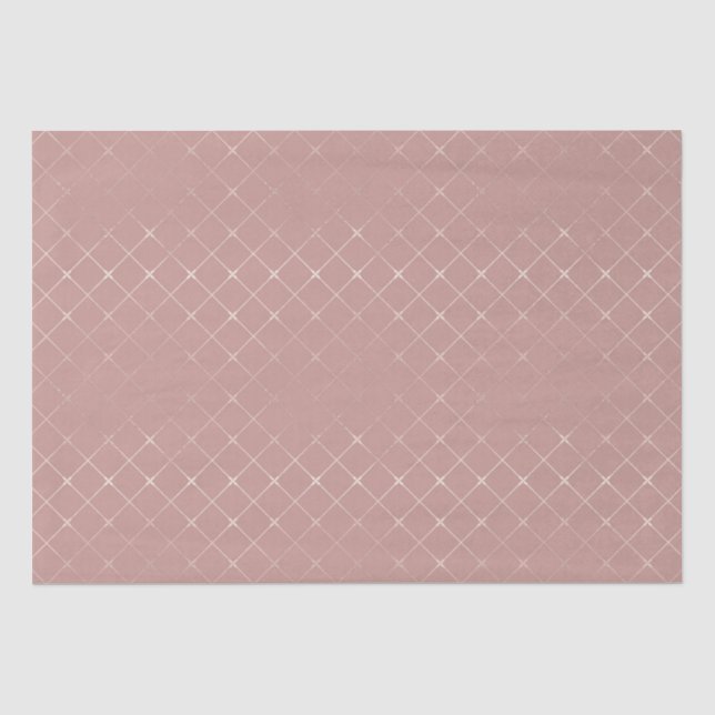 Elegant Shiny geometric Pattern For Wedding  Tissue Paper (Front)