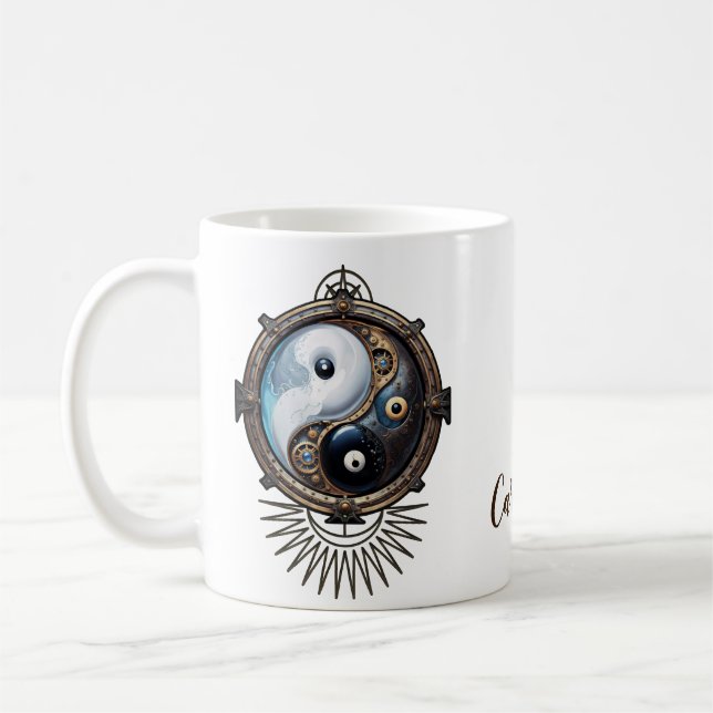 Elegant  sign of  yin yang  coffee mug (Left)