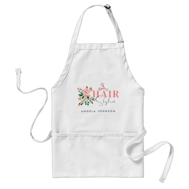 Elegant Signature Salon Stylist Apron (Front)