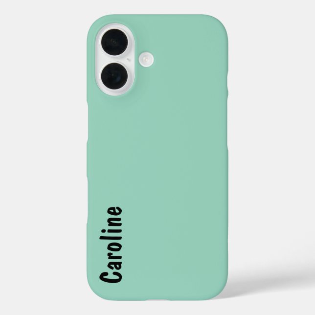 Elegant Signature Script Monogram Case-Mate iPhone Case (Back)