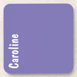 Elegant Signature Script Monogram Coaster