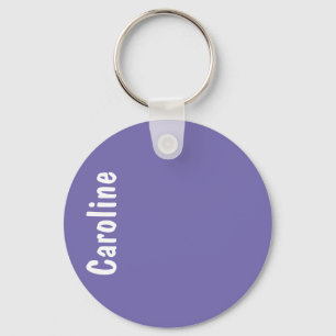 Elegant Signature Script Monogram Key Ring