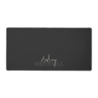 Elegant Signature Script Monogram Pink