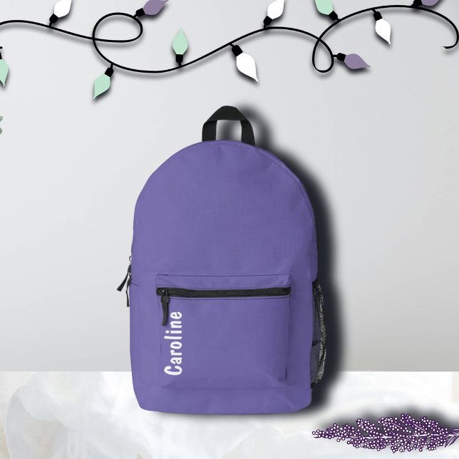 Elegant Signature Script Monogram Printed Backpack (Creator Uploaded)