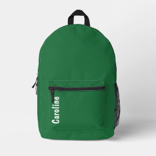Elegant Signature Script Monogram Printed Backpack