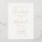 Elegant Signature Script Wedding Gold