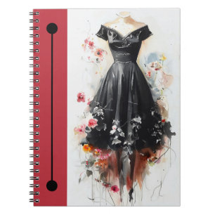 Elegant Silhouette Sketch Journal
