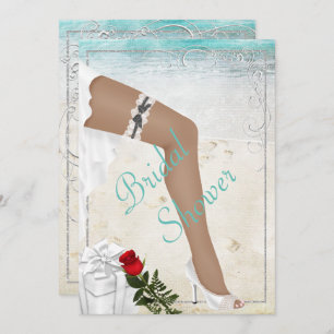 Elegant Silver Bridal Shower Invitation