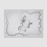 Elegant Silver Carriage White Storybook Royal