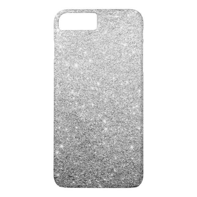 Elegant Silver Glitter Case-Mate iPhone Case (Back)