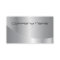Elegant Silver Modern Corporate Business Card