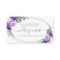 Elegant Silver & Purple Floral Wedding Website