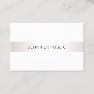 Elegant Simple Design Professional Modern Plain Business Card